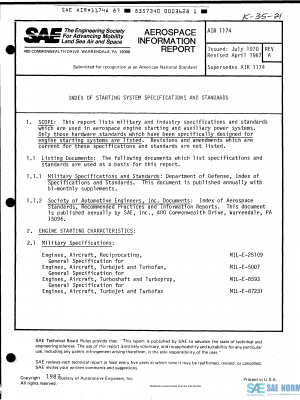 SAE AIR 1174 Series PDF